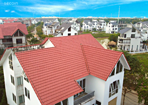 Ngói sóng tròn Secoin tại Khu nhà ở cao cấp New House City - Quốc Oai, Hà Nội